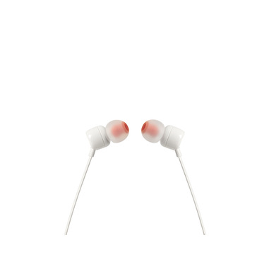 JBL Tune 110 Auricolare Cablato In-ear MUSICA Bianco