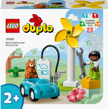 LEGO DUPLO Turbina eolica e auto elettrica