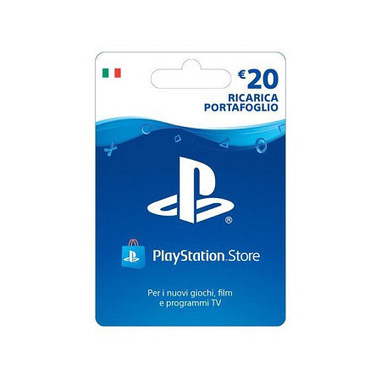 Sony Playstation Live Cards Hang 20 Euro Videogioco Cartolina