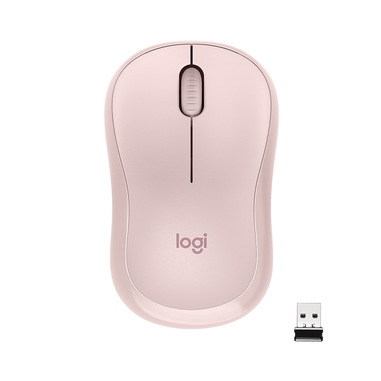 Logitech M220 SILENT Mouse Wireless, 2,4 GHz con Ricevitore USB, Tracciamento Ottico 1000 DPI, Durata Batteria di 18 Mesi, Ambidestro, Compatibile con PC, Mac, Laptop. Rosa