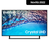 samsung series 8 tv crystal uhd 4k 43” ue43bu8570 smart tv wi-fi black 2022, ultra sottile, colori reali, gaming mode, suono dinamico
