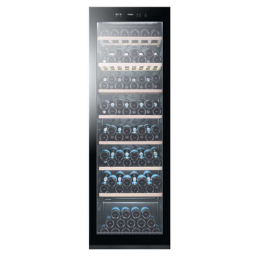 Haier Wine Bank 60 Serie 3 WS171GA Cantinetta vino con compressore Libera installazione Nero 166 bottiglia/bottiglie