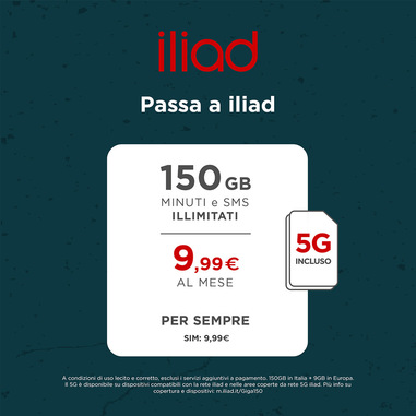 iliad GIGA 150 con 5G