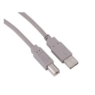 Hama Cavo USB A 2.0/USB B 2.0, 3 metri, grigio, sfuso (10 pzz.)