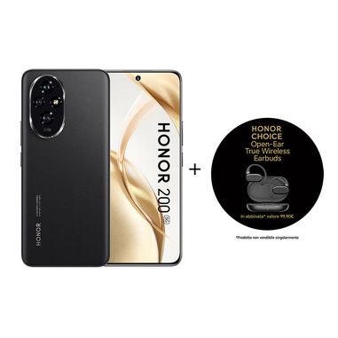 Honor N Series 200 5G + Earbuds Choice 17 cm (6.7") Doppia SIM Android 14 USB tipo-C 12 GB 512 GB 5200 mAh Nero