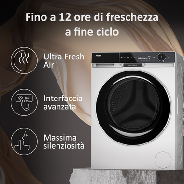 Haier HW100-BD14397U1 lavatrice Caricamento frontale 10 kg 1400 Giri/min Bianco