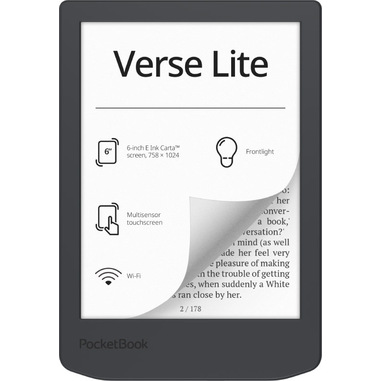 PocketBook Verse Lite lettore e-book Touch screen 8 GB Wi-Fi Grigio