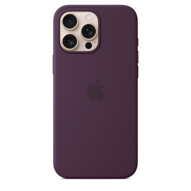Apple Custodia MagSafe in silicone per iPhone 16 Pro Max - Prugna