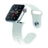 cellularline urban band - apple watch 42/44 mm cinturino in silicone per apple watch bianco