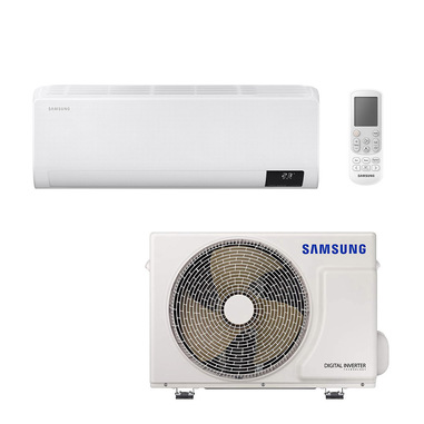 Samsung Wind-Free Comfort Next AR09TXFCAWKNEU + AR09TXFCAWKXEU WindFree Climatizzatore split system Bianco