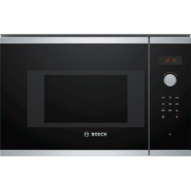 Bosch Serie 4 BFL523MS1F forno a microonde Acciaio inox Solo microonde Da incasso 20 L 800 W