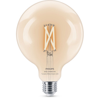 Philips LED Lampadina Smart Filament Dimmerabile Luce Bianca da Calda a Fredda Attacco E27 60W Globo