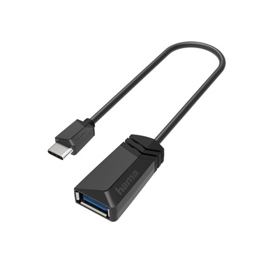 Hama Cavo USB Type C M / USB A F, USB 3.2 gen.1, 0,15 metri, nero