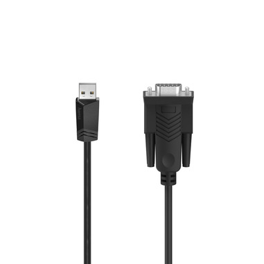 Hama Convertitore USB A/Seriale 9 pin, nero