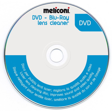 Meliconi DVD Blu-Ray Lens Cleaner cassetta di pulizia Disco di pulizia