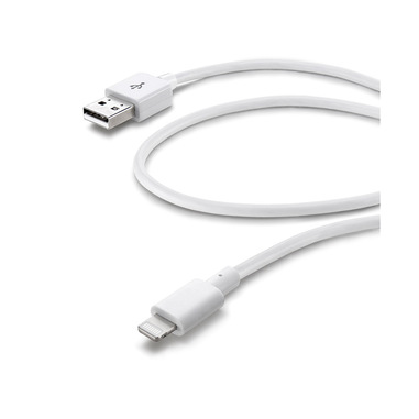 Cellularline USB Data Cable For Tablets - Lightning Cavo dati per tablet, comodo e versatile Bianco