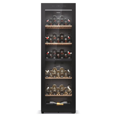 Haier Wine Bank 60 Serie 7 HWS236GDEH1 Cantinetta vino con compressore Libera installazione Nero 236 bottiglia/bottiglie