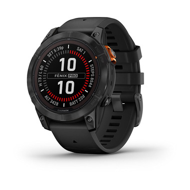 Garmin fēnix 7 Pro Solar Edition 3,3 cm (1.3") MIP 47 mm Digitale 260 x 260 Pixel Touch screen Nero, Grigio Wi-Fi GPS (satellitare)