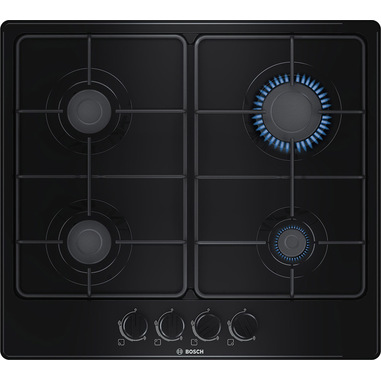 Bosch Serie 4 PGP6B6B80 Piano cottura a gas 60 cm Nero