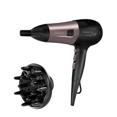 Rowenta Powerline CV5940 asciuga capelli 2400W Nero, Rosa