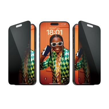 PanzerGlass Privacy Pellicola in Vetro Temperato iPhone 15 Pro Max | Ultra-Wide Fit con applicatore incluso
