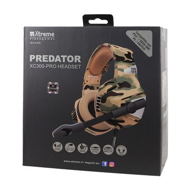 Xtreme 90483 Cuffia Gaming Predator XC300-PRO | Microfoni, cuffie,  periferiche audio pc in offerta su Unieuro