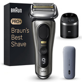 braun series 9 pro+ 9575cc wet & dry rasoio trimmer metallico