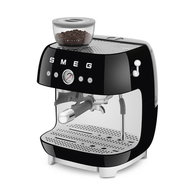 SMEG MACCHINA DA CAFFE' ESPRESSO MANUALE NERO LUCIDO 1LT