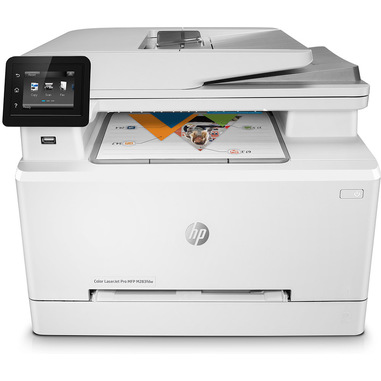 HP Color LaserJet Pro Stampante multifunzione M283fdw, Colore, Stampante per Stampa, copia, scansione, fax, stampa da porta USB frontale, scansione verso e-mail, stampa fronte/retro, alimentatore automatico di documenti (ADF) da 50 fogli senza pieghe