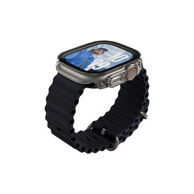 PanzerGlass Pellicola in Vetro Temperato Snappie Full Body Slim Transparent Apple Watch Ultra '24