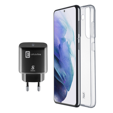 Cellularline CHARGE & PROTECT KIT - Samsung - S22 Plus