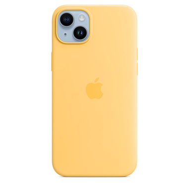 Apple Custodia MagSafe in silicone per iPhone 14 Plus - Aurora