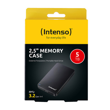 intenso 6021513 disco rigido esterno 5 tb 5400 giri/min 2.5" usb tipo a 3.2 gen 1 (3.1 gen 1) nero
