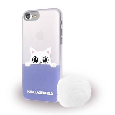 Karl Lagerfeld KLHCP7TRGPABBL custodia per cellulare 11,9 cm (4.7") Cover Blu, Grigio