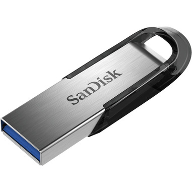 SanDisk Ultra Flair unità flash USB 32 GB USB tipo A 3.0 Nero, Acciaio inossidabile