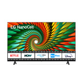 lg nanocell 55'' serie nano75 55nano756qc, tv 4k, 3 hdmi, smart tv 2023