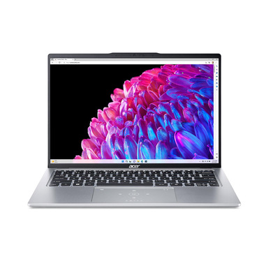 Acer SWIFT GO 14 SFG14-73-73TU Intel Core Ultra 7 155U Computer portatile 35,6 cm (14") 2.8K 16 GB DDR5-SDRAM 512 GB SSD Wi-Fi 6E (802.11ax) Windows 11 Home Italiano Argento