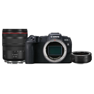 Canon EOS RP Body + RF 24-105mm f/4L IS USM lens + Mount Adapter EF- R MILC 26,2 MP CMOS 6240 x 4160 Pixel Nero