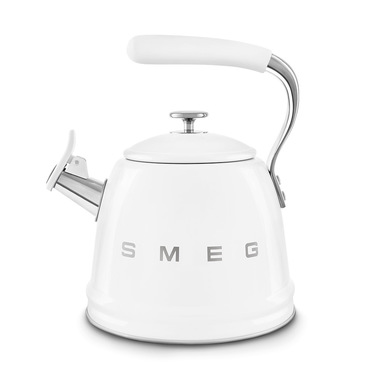 Smeg Bollitore con fischio 50's Style - Bianco LUCIDO - WKF01WH