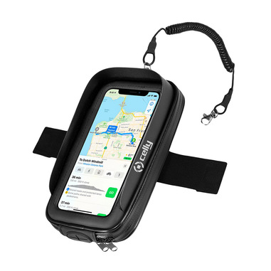 Celly RideMagnet Supporto passivo Telefono cellulare/smartphone Nero, Trasparente