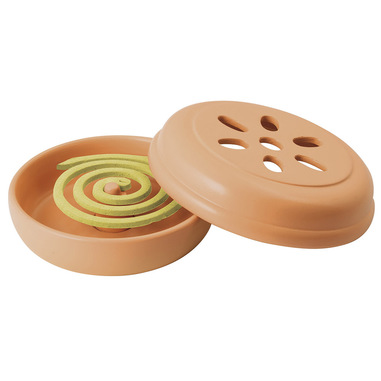 HO-Me Twist contenitore in terracotta naturale con 10 spirali