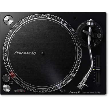 Pioneer DJ PLX-500-K Direct Drive Turntable, nero