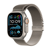 apple watch ultra 2 gps + cellular 49mm cassa in titanio con titanio naturale milanese loop - m