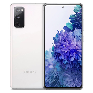 Samsung Galaxy S20 FE 4G, Processore Snapdragon 865, Display 6.5" Super AMOLED, 3 fotocamere posteriori, 128 GB Espandibili, RAM 6GB, Batteria 4.500mAh, Hybrid SIM, Cloud White