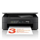 epson expression home xp-2200 stampante multifunzione a4 getto d'inchiostro 3in1, scanner, fotocopiatrice, wi-fi direct, cartucce separate, 3 mesi di inchiostro incluso con readyprint