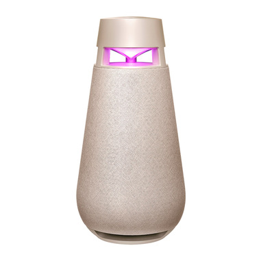 LG XBOOM 360 XO3, Speaker omnidirezionale 50W, Illuminazione, IP54,  Bluetooth 5.1, Beige