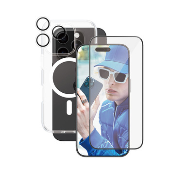 PanzerGlass CARE Flagship 3-in-1 Bundle iPhone 16 Pro
