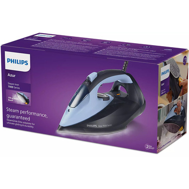 Philips DST7041/20 Ferro da stiro con Piastra SteamGlide Elite, Serbatoio  300 ml, Colpo di vapore