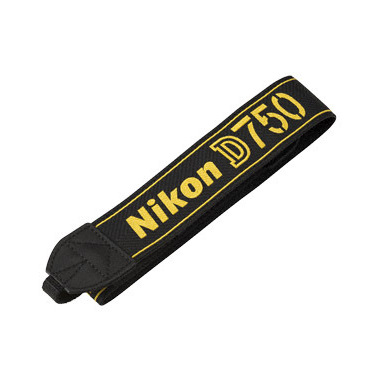 Nikon AN-DC14 tracolla Fotocamera Tessuto Nero, Giallo