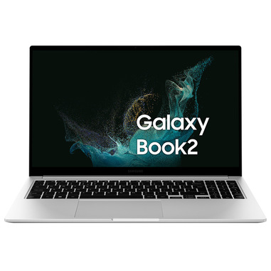 Samsung Galaxy Book2 Laptop, Processore Intel Core i3 di dodicesima generazione, 15.6 Pollici, Windows 11 Home, 8GB RAM, SSD 256GB, Colore Silver
